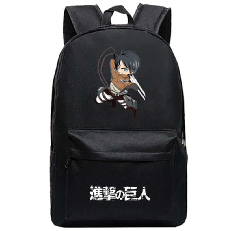 Обувь для косплея по аниме атака на Титанов (Shingeki no Kyojin) Рюкзаки Школьные мешок с