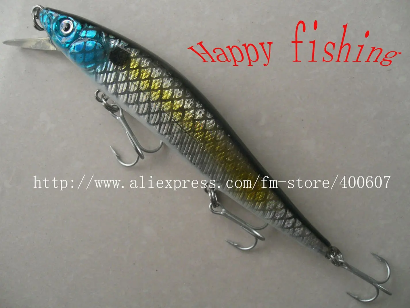 Пластиковая рыболовная приманка с Терминатором окуня блесна (M120S) жесткая для