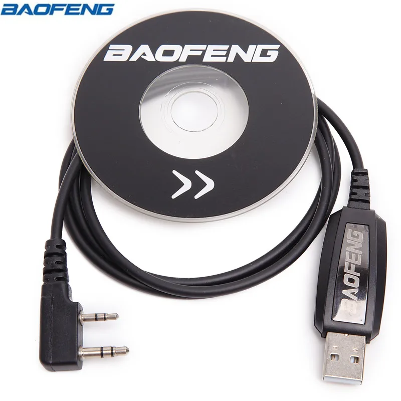 Original Baofeng USB Programming Cable Driver CD For CB Radio UV-5R UV-82 BF-888S GT-3 Walkie Talkie Two Way UV5R | Мобильные