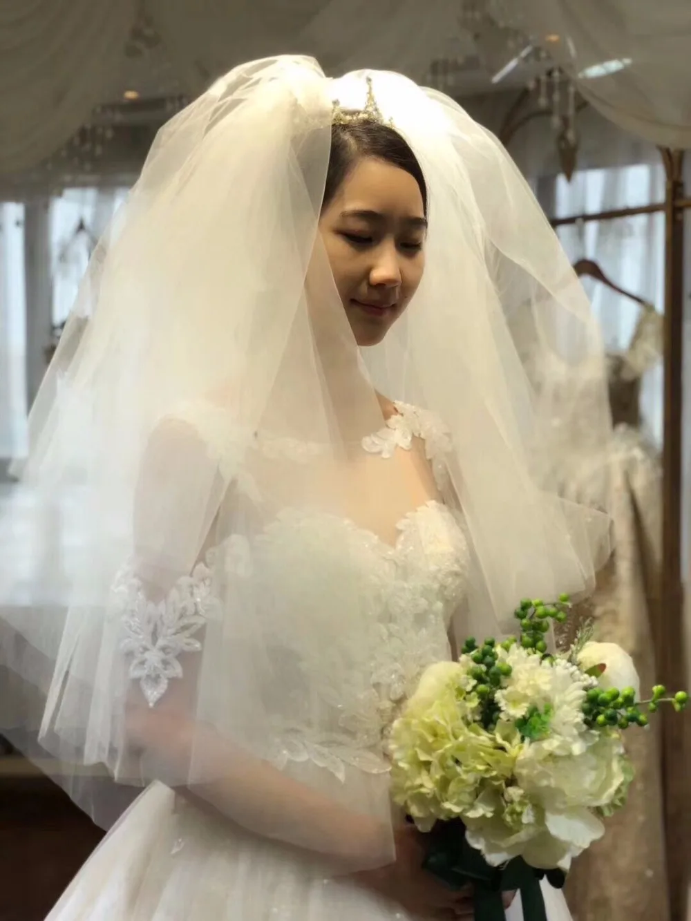 Vestidos de novia Новые Романтические свадебные платья 2018 роскошное кружевное фатиновое