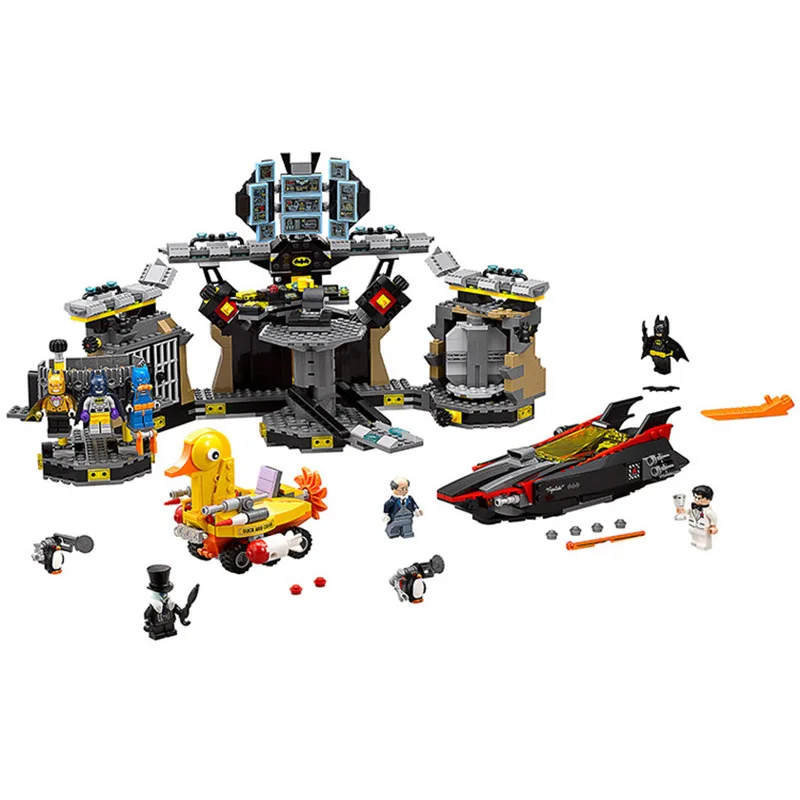 10636 Бэтмен Batcave перерыв в подлинной Legoe Marvel Super Heroes строительные блоки кирпичи