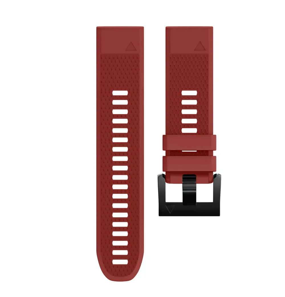 Red Замена Silicagel быстрая установка ремешок для Garmin Fenix 5 gps часы SmartWatch Watachband Спортивные товары аксессуары - Цвет: Red
