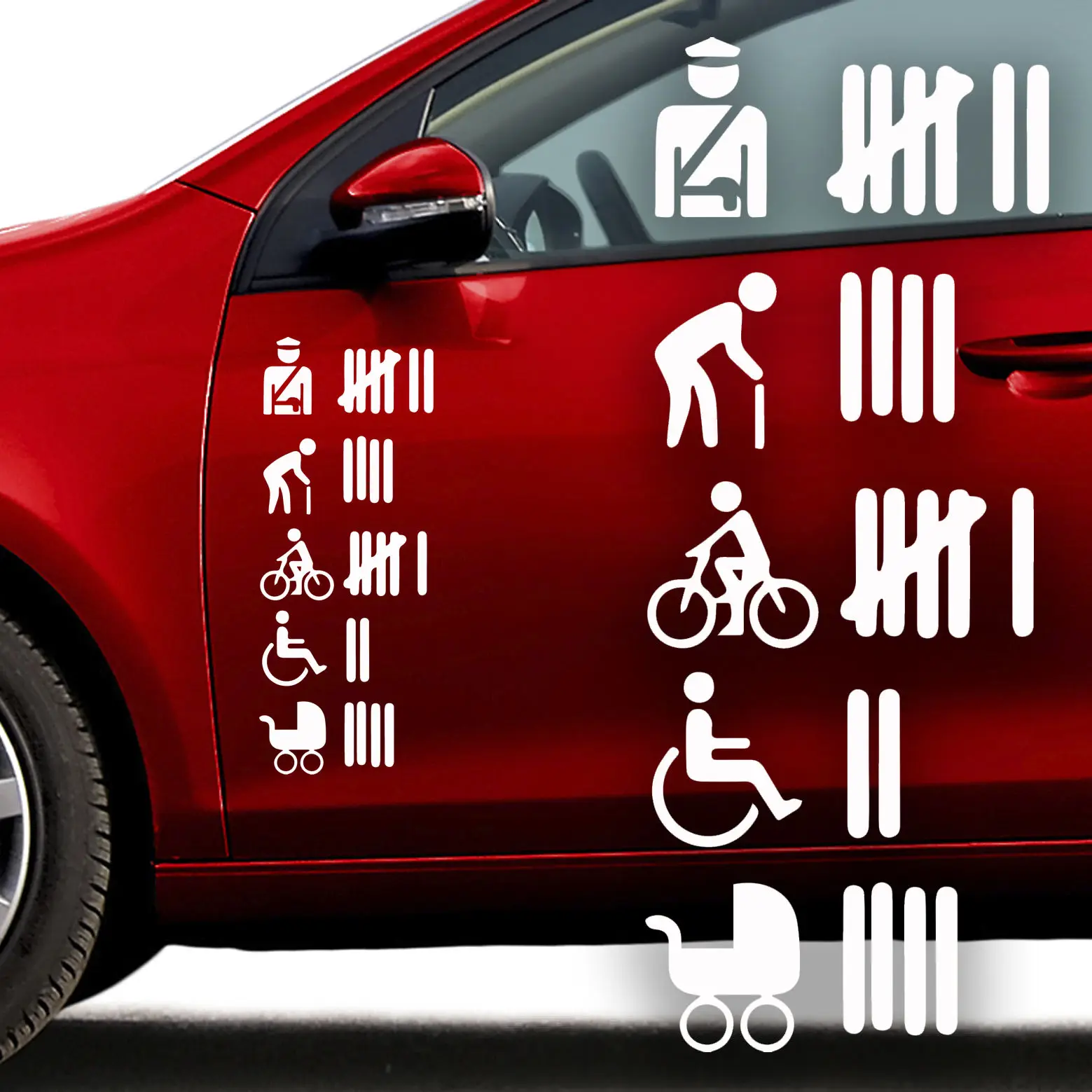 

Car Sticker Set of 2 Tally List Large Launcher Sticker DUB OEM JDM Tuning 845