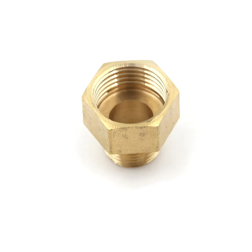 1 шт. 1/2 "BSP Женская резьба x 3/8" BSP резьбовое соединение Латунная Труба фитинг