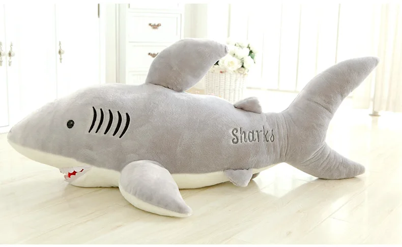

60cm Shark Plush Toy Stuffed Pillow Doll Birthday Gift Kids Toy Baby Toy Nice Brinquedos for Children Day gift Soft Anime Plush