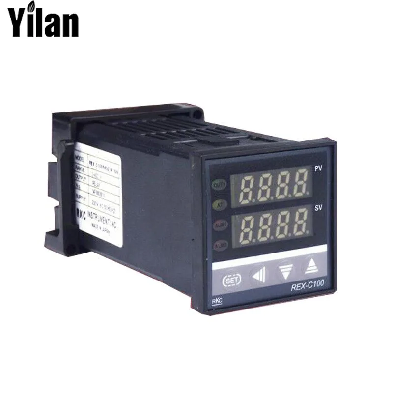REX C100 цифровой PID температура контроллер 0 400C Универсальный вход термостат ССР