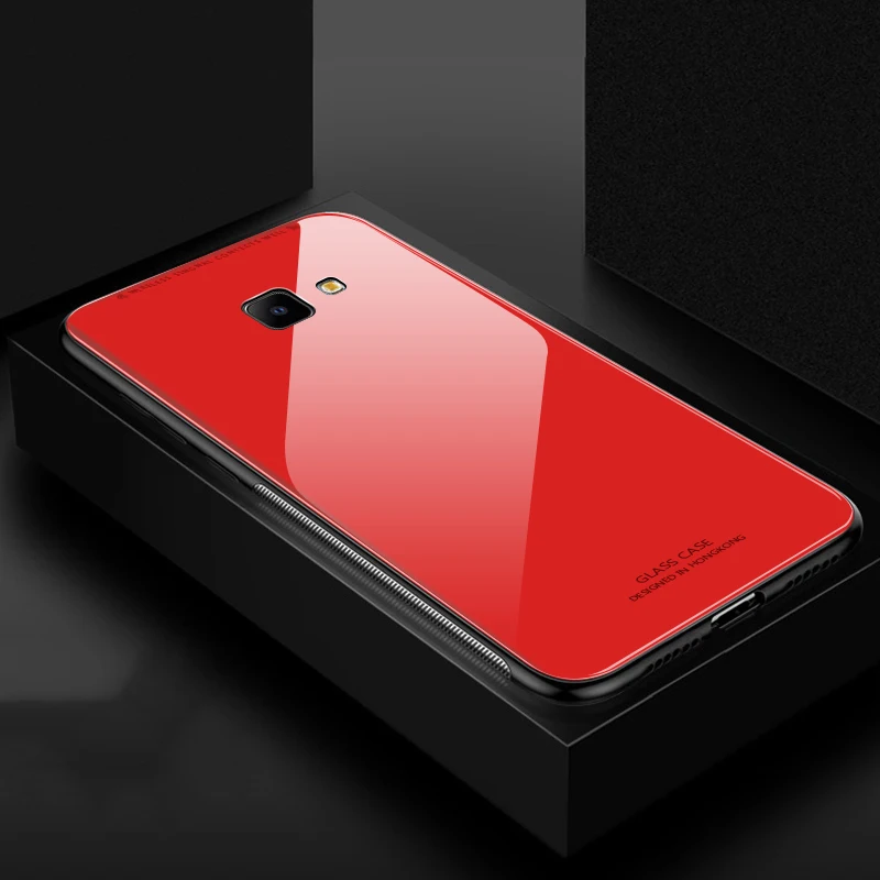 Стекло чехол для samsung galaxy j4 core стекло задняя крышка Мягкие Силиконовые Рамка