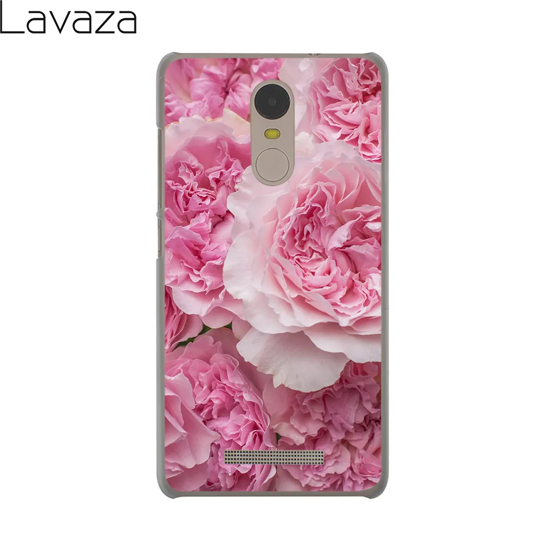 Твердый чехол для телефона Lavaza голубой красный розовый пион букет цветов Xiaomi Redmi