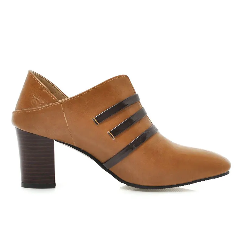 

Fanyuan Fashion Slip-On High heels Spring Narrow Band buckle decoration Shoes Women Shoes Novelty Square Toe Ladies Pumps
