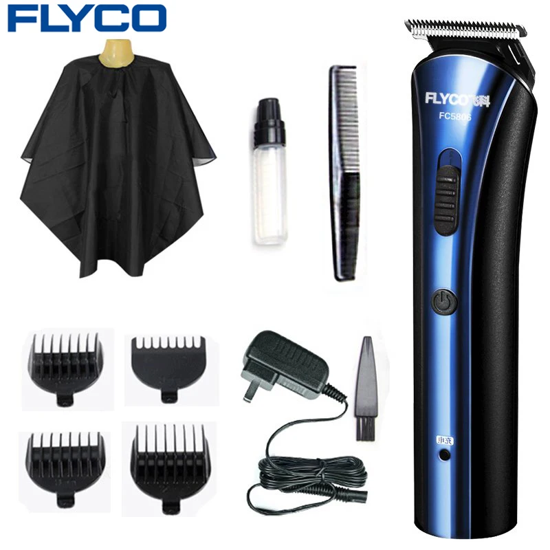 

Flyco Professional Hair Trimmer Washable Tondeuse Cheveux Multifunction Shaver Adjustable Rechargable Razor FC5806 Clipper