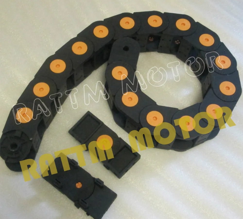 

35 Series Open type Cable drag chain wire carrier 35x50/35x75......& End connectors plastic towline for CNC Router Machine parts