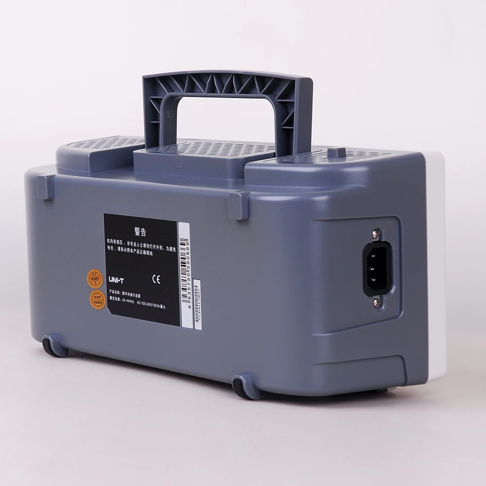 UNI T UTD2102CEX 100MHZ цифровой осциллограф с 7 дюймовым ЖК дисплеем 1GS/S 2