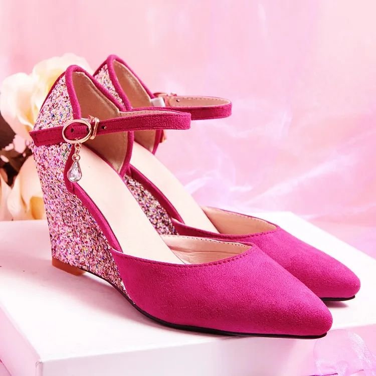 Женские Модные босоножки Мэри Джейн XJRHXJR туфли лодочки с острым носком и ремешком