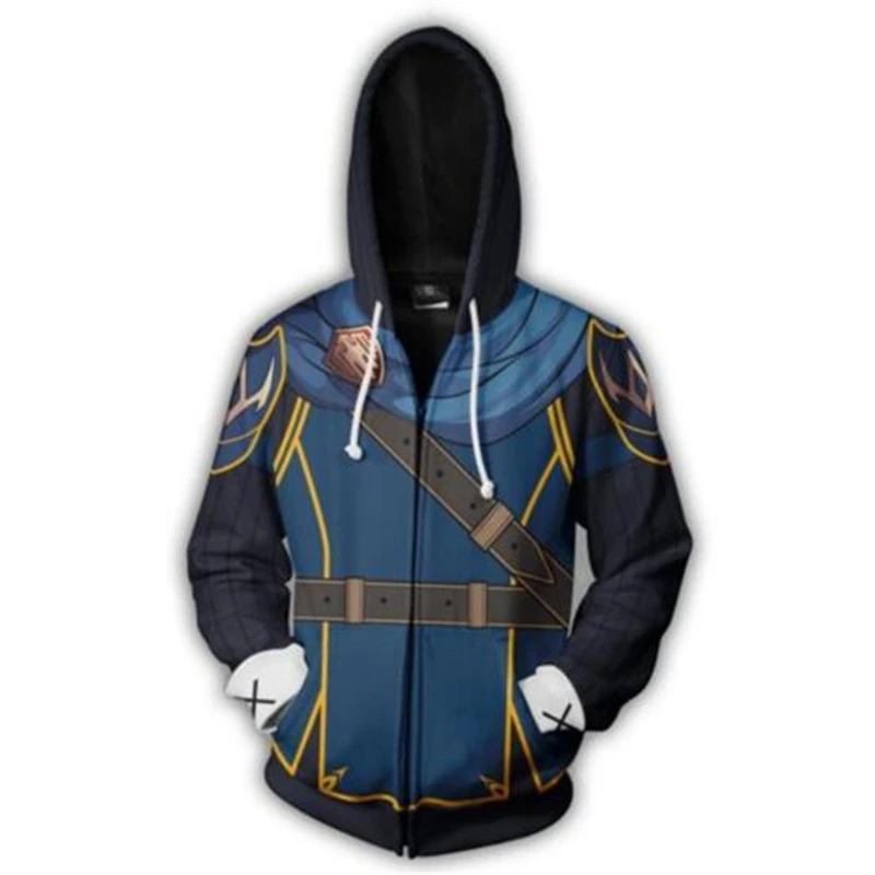 2019New игра огненная эмблема главный персонаж косплей костюм молния Толстовка Косплей мужчины и женщины повседневный спортивный свитер