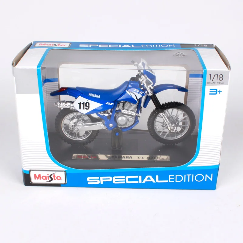 Мужской Велосипед Maisto Синий литой под давлением для мотоцикла yamaha 1:18 250| |