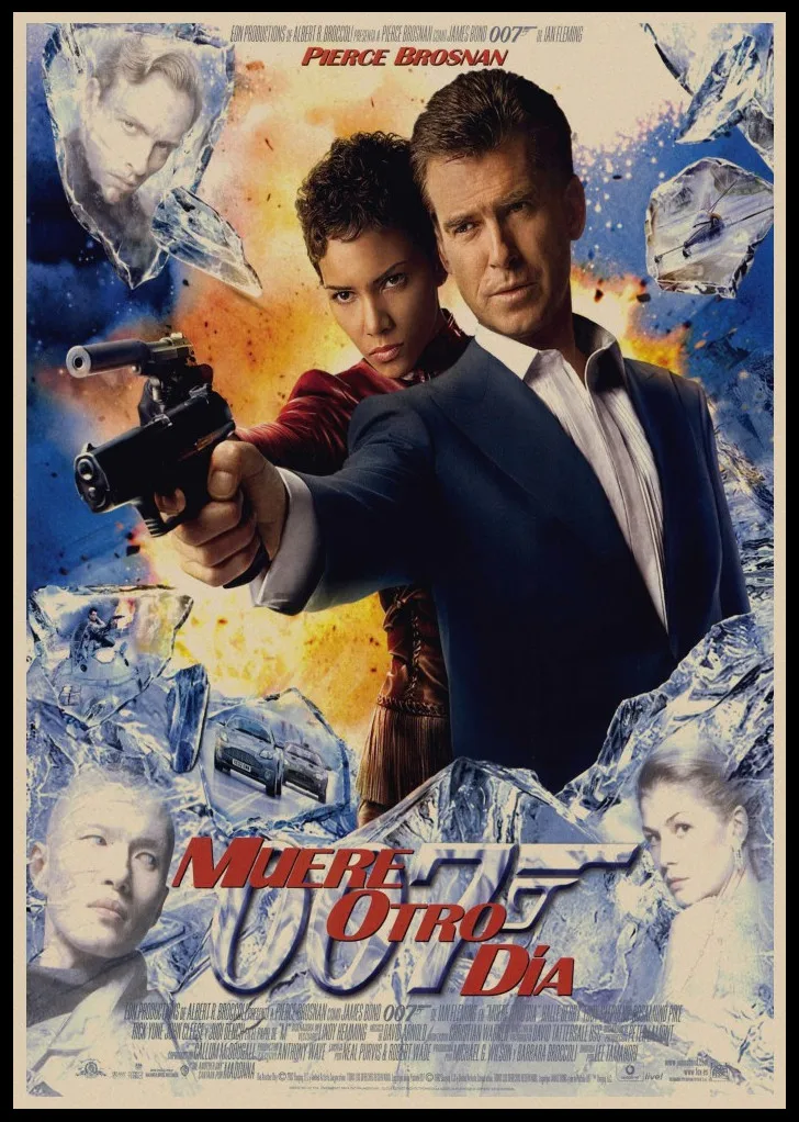 Серия 007 James Bond /Pierce Brosnan Классические фильмы/украшение для дома/постер из крафт