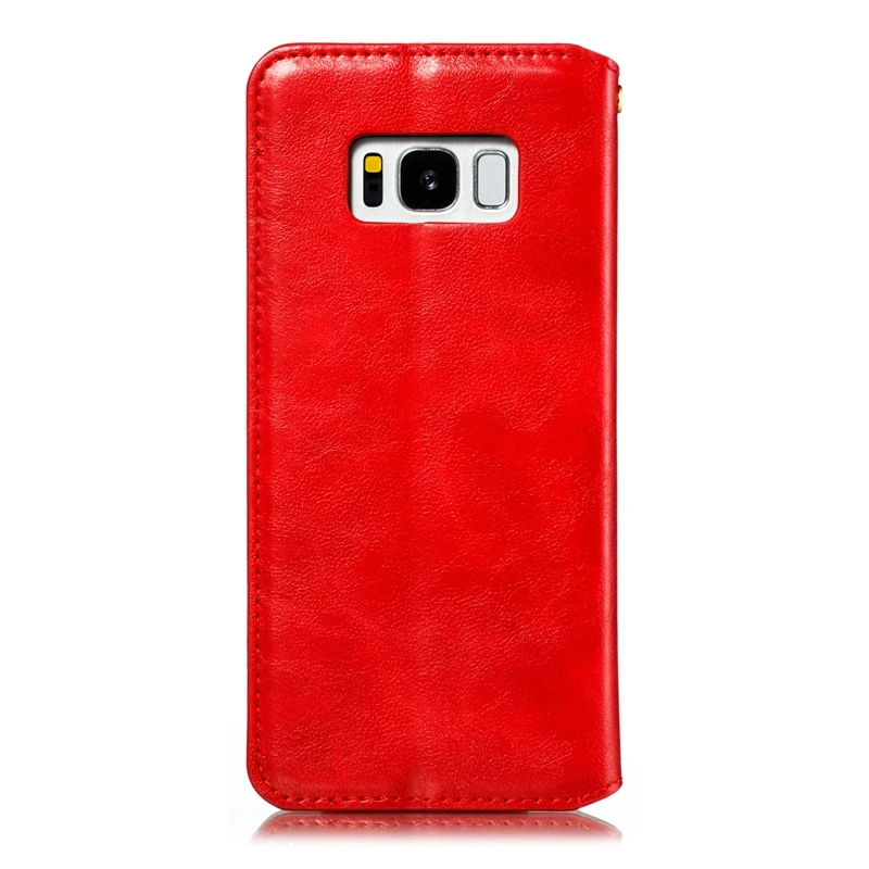 Кожаный чехол-книжка для samsung Galaxy S8, чехол-книжка с подставкой для телефона Etui samsung S8 S 8 8 S, Обложка для книги