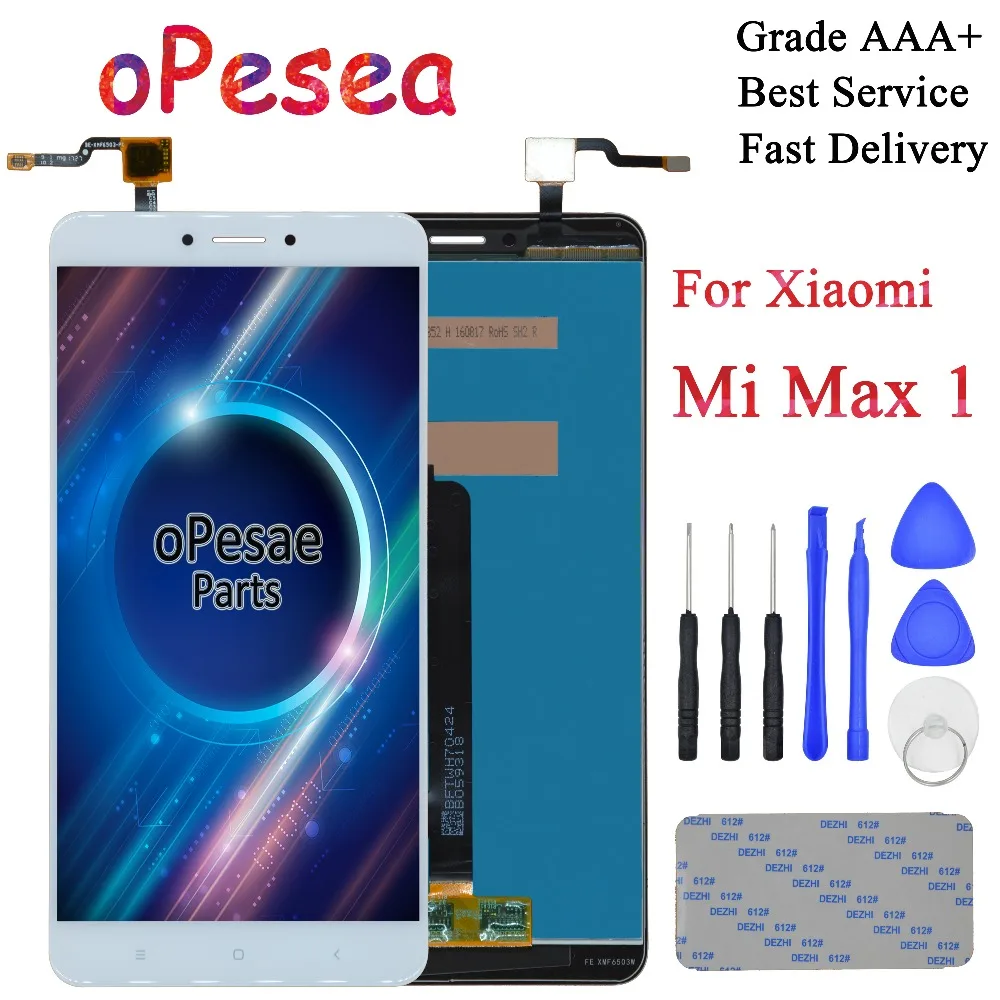 OPesea 6 44 ''для Xiaomi Mi Max ЖК дисплей Панель кодирующий преобразователь сенсорного