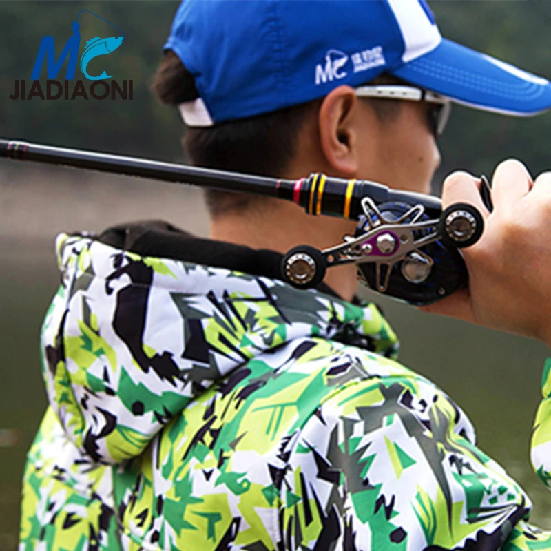 JIADIAONI Carbon Fiber 2.1m/2.4m Spinning Casting Lure Fishing Rod with 2 Tips Tackle | Спорт и развлечения