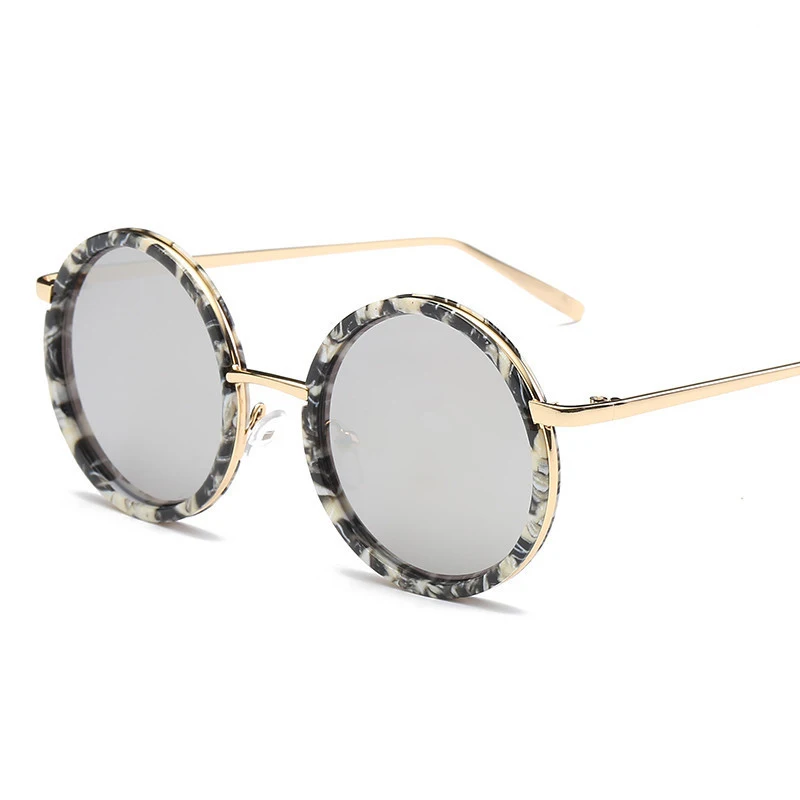 Брендовые дизайнерские детские круглые солнцезащитные очки милые UV400 для