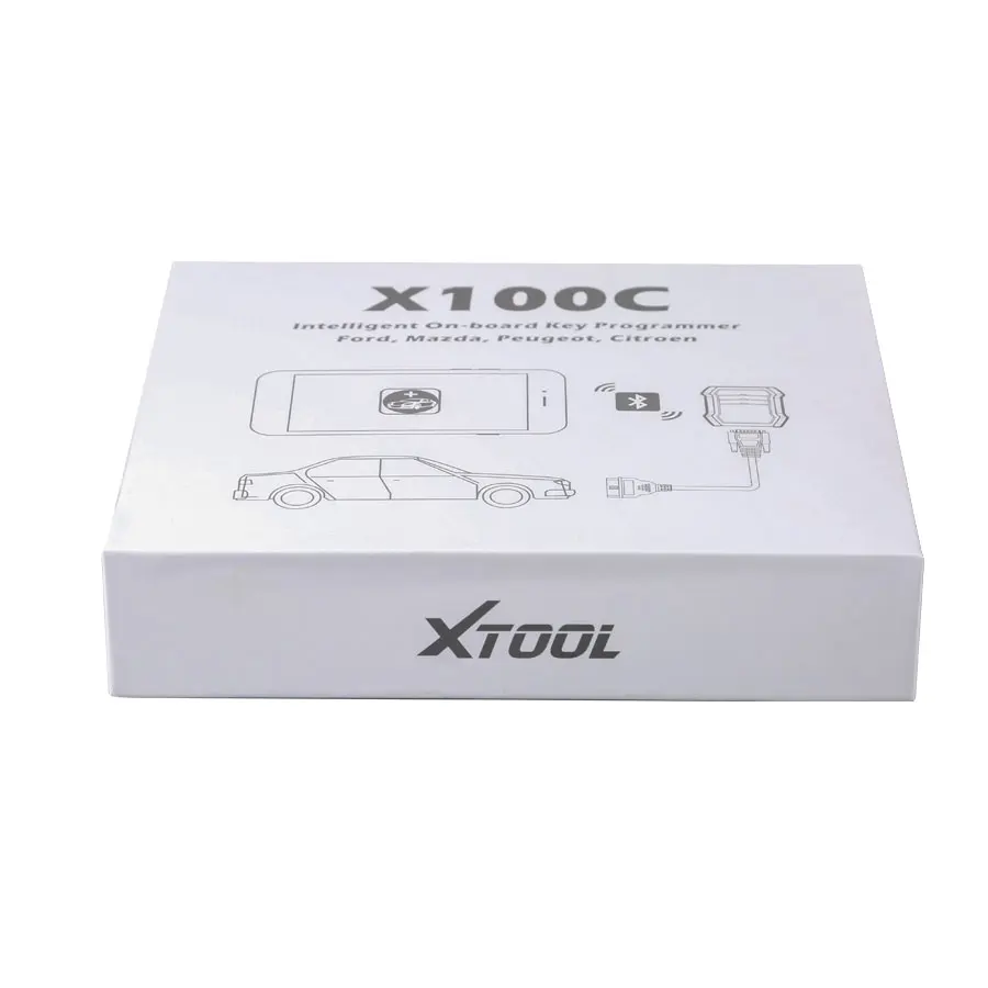 2019 Xtool X100C автомобильный ключевой программатор для d Mazd a Peugeo t Citroen 4 в 1 штырьковый