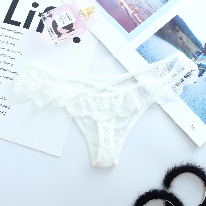 Новейшее нижнее белье женские сексуальные кружевные трусики с низкой талией