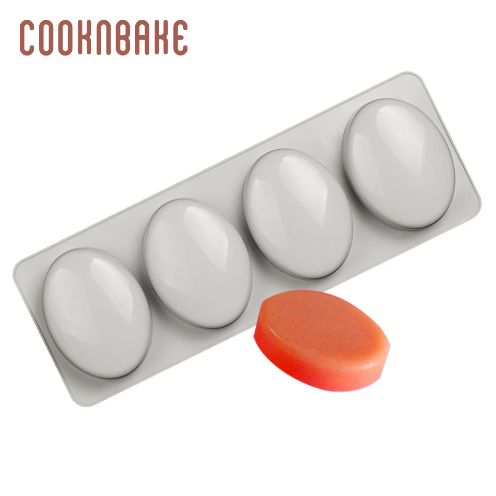 CDY-029 COOKNBAKE силиконовая форма для мыла овальная форма для выпечки торта инструмент для выпечки круглого желе для пудинга, конфет, бисквитные кондитерские формы, формы для мыла ручной работы - Цвет: CDY-029