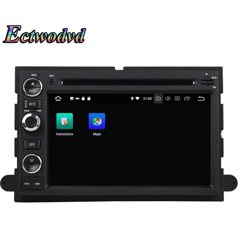 Ectwodvd Восьмиядерный 4G + 64G Android 9 0 Автомобильный мультимедийный dvd плеер gps для Ford