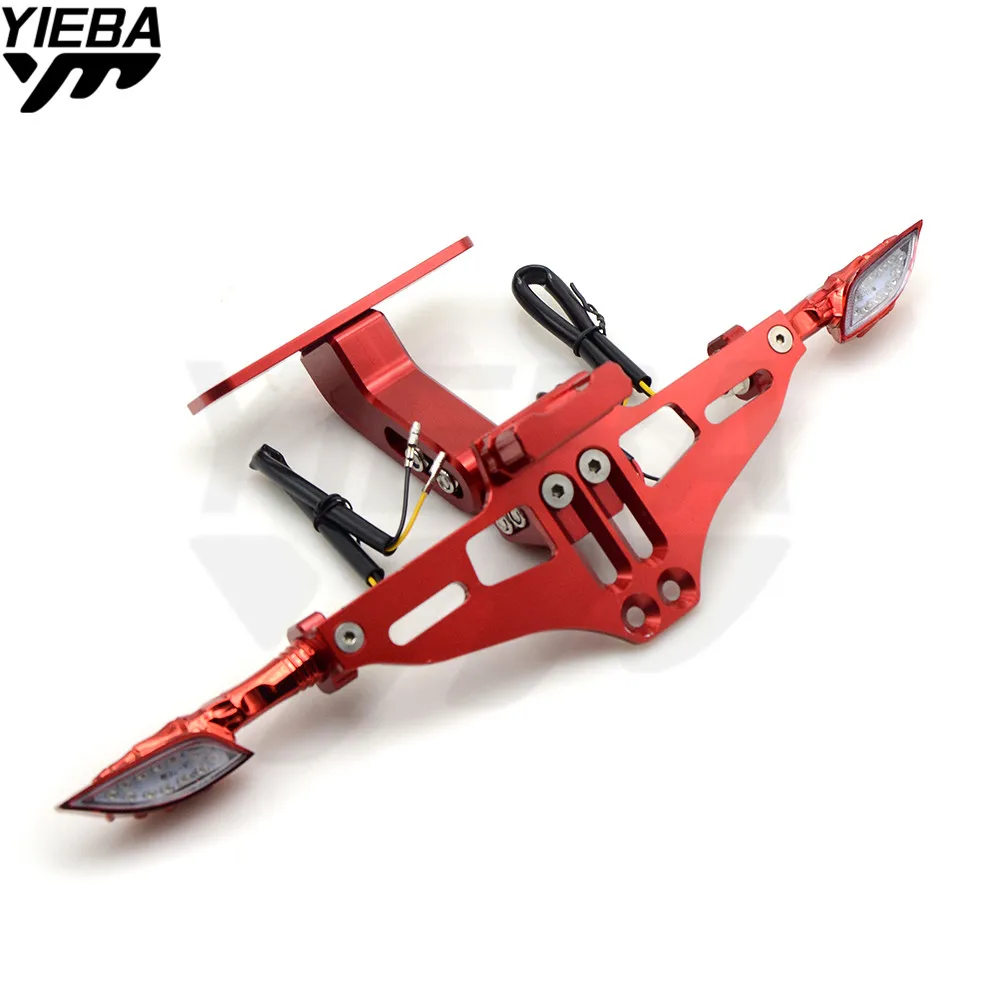 

Motorcycle Bracket Licence Plate Holder With Turn Light FOR Honda CRF250L VFR1200F 2015 CB400SF 2014 CTX700 PCX CRF1000L YZF-R1