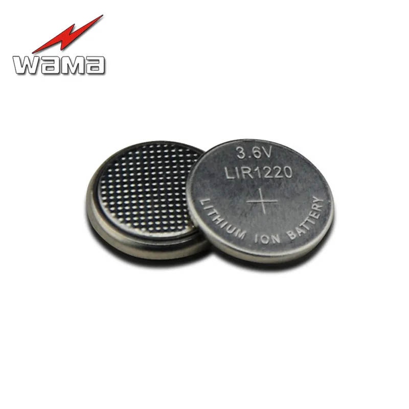 10x Wama LIR1220 3 6 V перезаряжаемые кнопочные батареи монетные элементы замена CR1220