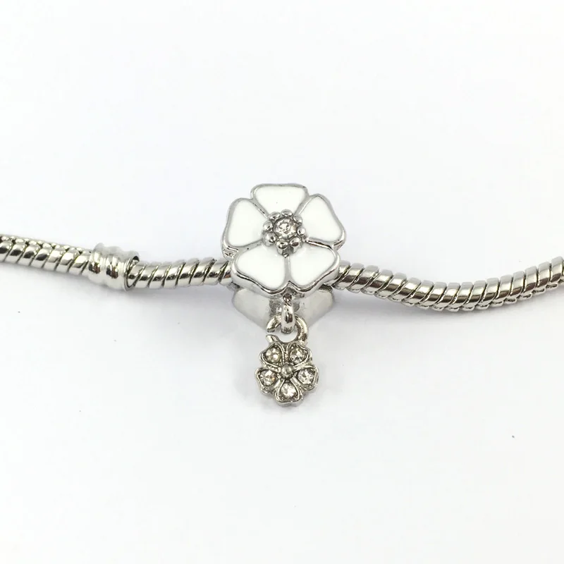 Подвеска в виде поэтического цветка с хрустальными европейскими бусинами