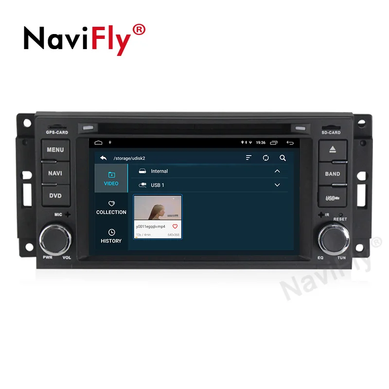NaviFly Android9.1 HD экран Зеркало Ссылка автомобиля аудио gps dvd плеер для Jeep Cherokee 2009 2008 2010