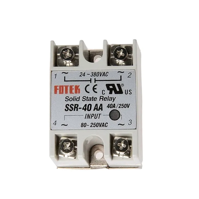 

20pcs/lot SSR -40AA 40A Solid State Relay AC Control AC-AC Solid State Relay