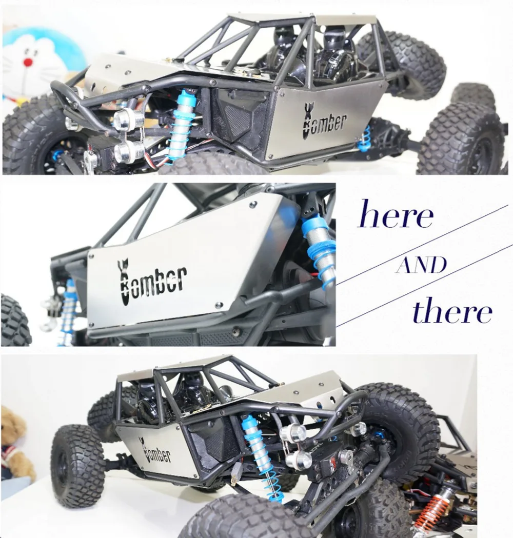 Металлическая защитная пластина корпус для осевого бомбардировщика AX90048 RR10 1/10 Roll