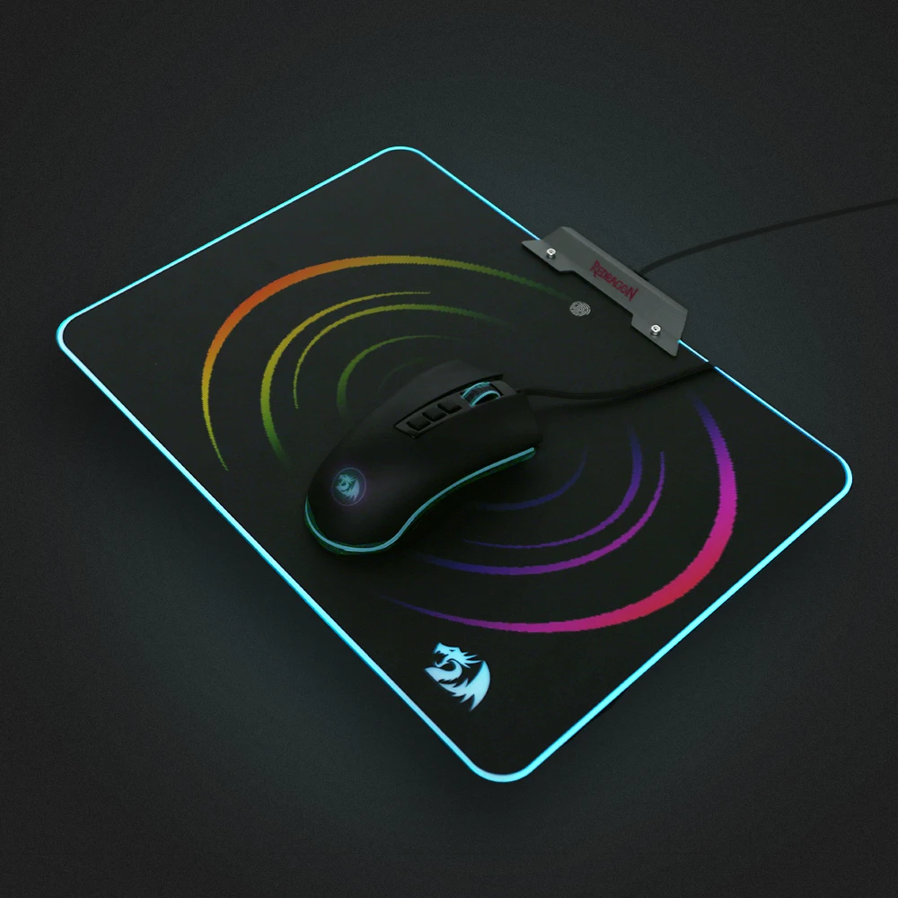 Большая распродажа! Redragon P011 Orion насыщенности цвета RGB Мышь pad цветное светодиодное