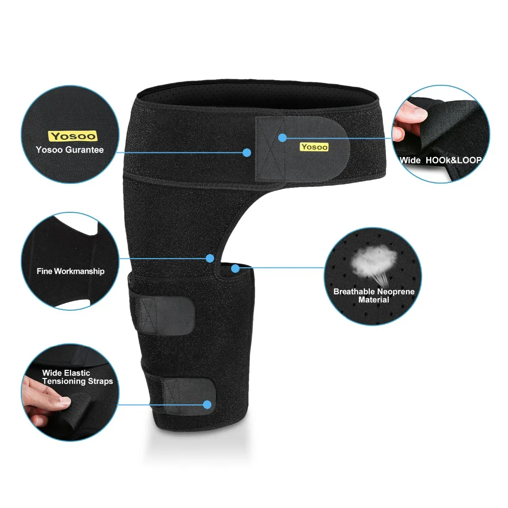 Регулируемый бандаж Yosoo для поддержки паха суставы и бедер снятия боли в талии