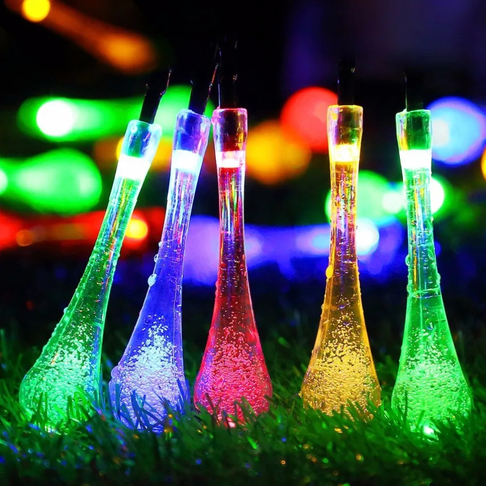 Солнечного света строки Рождество Солнечный 6 м 30 светодиодов солнечной