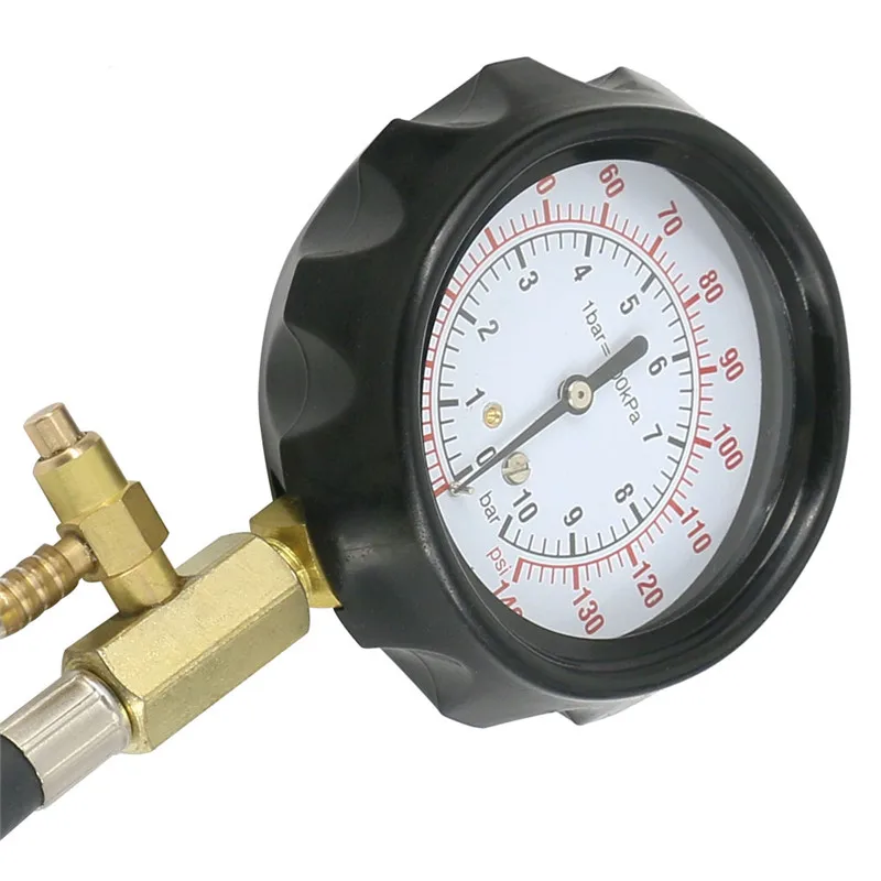 0-140 PSI топливный насос инжектор тестер Манометр бензин