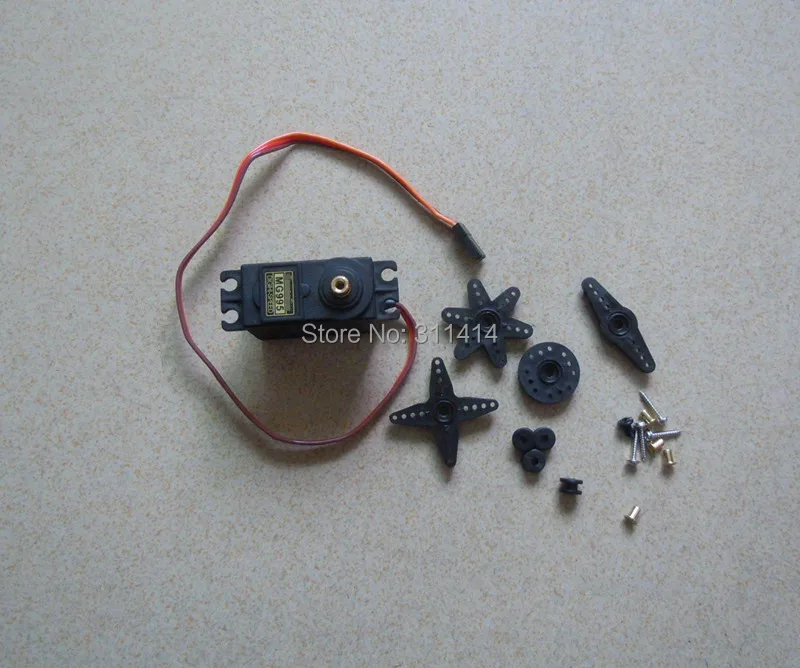 Сервопривод с вращением на 360 градусов металлическая Шестерня MG995 сервопривод