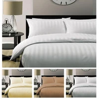 5 star hotel quality stripe luxury quilt doona duvet cover duvet cover 100 cotton white satin 150 200 230 220 240
