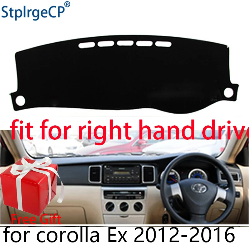 

Коврик для приборной панели автомобиля Toyota Corolla EX 2012-2016, правый коврик для приборной панели, коврик для приборной панели, аксессуары для приб...