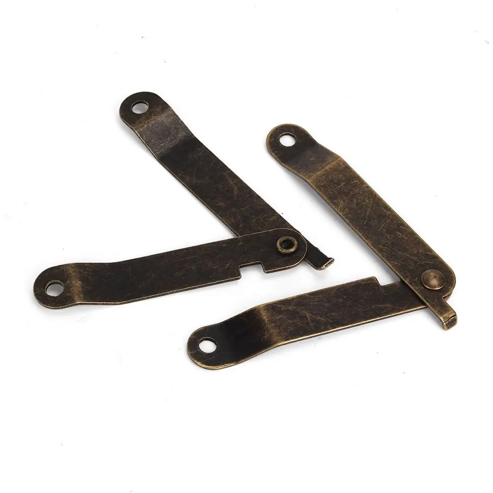 Бронзовая мебель декоративные петли для крышек размеры S набор из 8 шт.