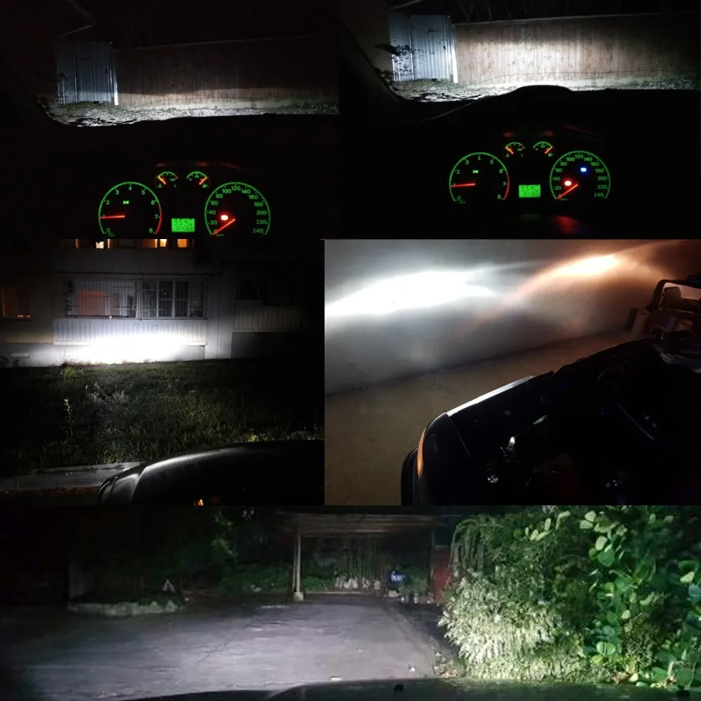 2 светодиодный т. Автомобильные светодиодные лампы H7 72 Вт 6500 лм|car light|led h7 car headlightsled