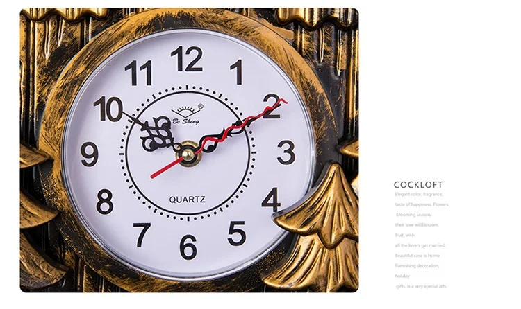 Часы Cuckoo, модные настенные часы для гостиной, только 20 дюймов, будильник, качели, современные настенные часы с батареей