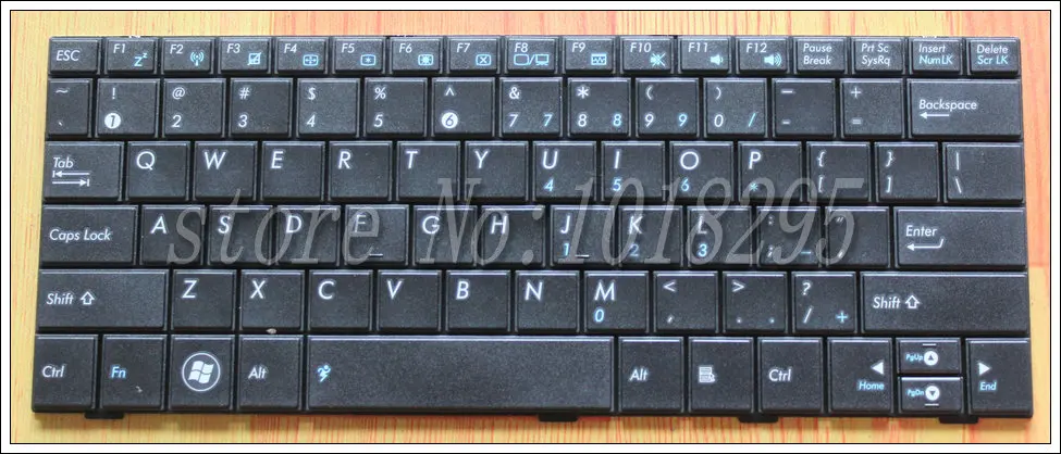Английская клавиатура для Asus EEE PC 1001HA 1001HAG 1001HT 1001P 1001PG 1001PGO 1001PQ 1001PQD 1001PX 1001PXD US черная