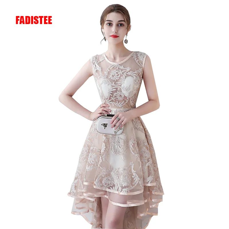 FADISTEE Новое поступление платье для выпускного вечера es Vestido de Festa с круглым вырезом
