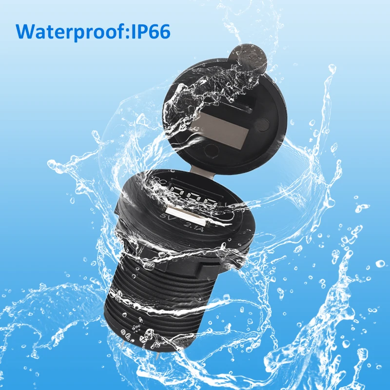 Универсальное автомобильное зарядное устройство с двумя USB-портами для