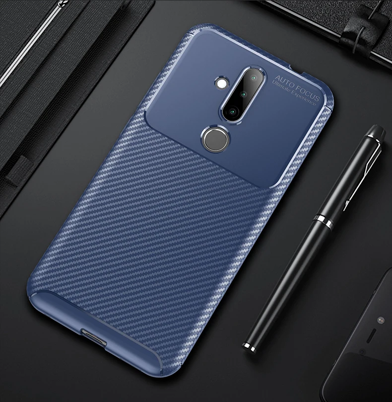 Роскошный защитный чехол из углеродного волокна для Nokia X71 X 71 TA-1172 NokiaX71 6 39 дюйма |