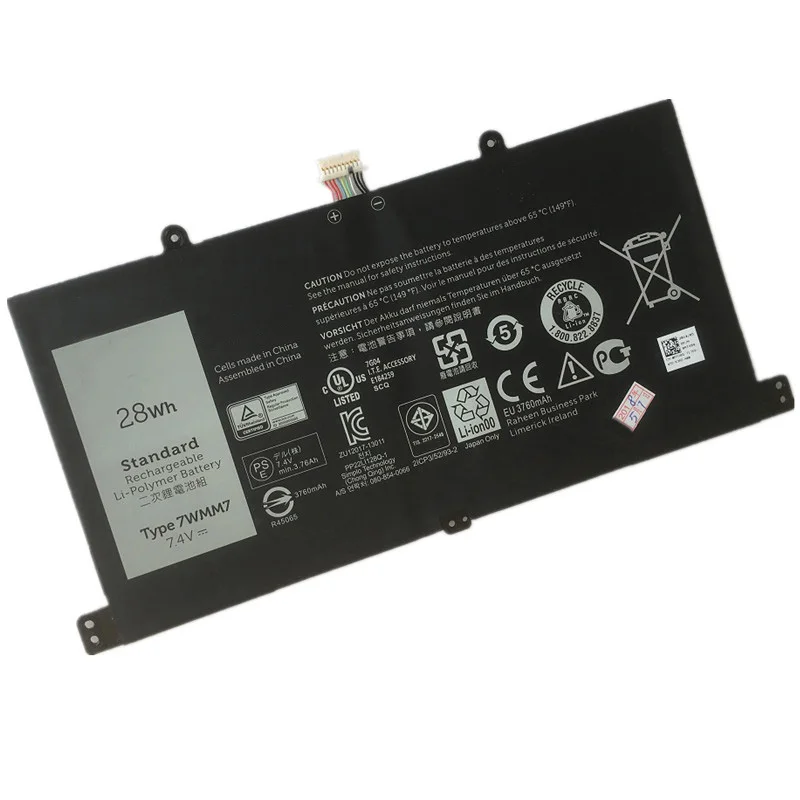 SupStone 28WH новая Оригинальная батарея для ноутбука 7 Вт/ч Dell Venue 11 Pro Dock D1R74 RTY89 CFC6C DL011301
