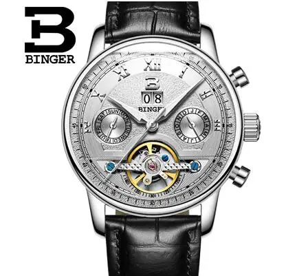 Женева 3D логотип Tourbillon Для мужчин наручные часы Военная Униформа Спорт Скелет